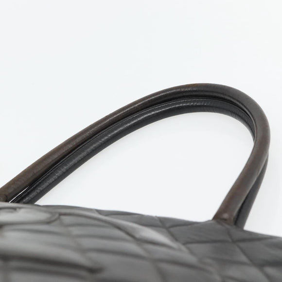 CHANEL Matelasse Reprint Tote Bag Lamb Skin Black Gold CC Auth 181711A