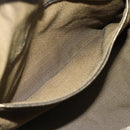 FENDI Zucca Canvas Vanity Hand Bag Black Brown Auth 181720-12