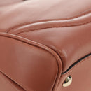 GUCCI Bamboo Handtas Leer 2way Roze Goud 308385 Auth 181722V-13