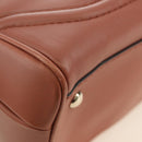 GUCCI Bamboo Handtas Leer 2way Roze Goud 308385 Auth 181722V-15