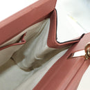 GUCCI Bamboo Handtas Leer 2way Roze Goud 308385 Auth 181722V-20