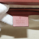 GUCCI Bamboo Handtas Leer 2way Roze Goud 308385 Auth 181722V-23