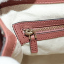 GUCCI Bamboo Handtas Leer 2way Roze Goud 308385 Auth 181722V-27