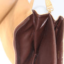 CELINE Macadam Canvas Shoulder Bag PVC Beige Gold Auth 181725-20
