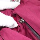 FENDI Mamma Baguette Schultertasche Jersey Lila Silber Auth 181726-19