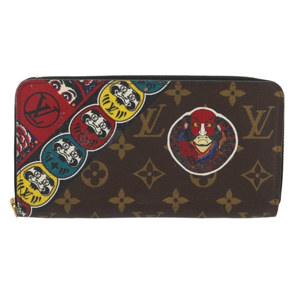 LOUIS VUITTON Kansai Zippy Wallet Long Wallet M67249 LV Auth 181731A