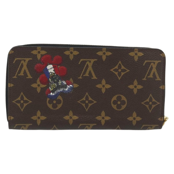 LOUIS VUITTON Kansai Zippy Wallet Long Wallet M67249 LV Auth 181731A