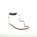 CELINE Macadam Canvas Triomphe Shoulder Pouch PVC Black Gold Auth 181733M-7
