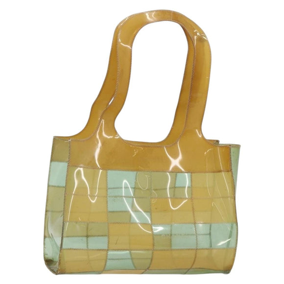 CHANEL Tote Bag Vinyl Clear CC Auth 181737