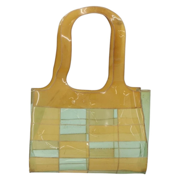 CHANEL Tote Bag Vinyl Clear CC Auth 181737
