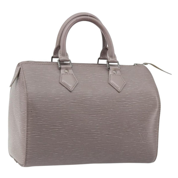 LOUIS VUITTON Epi Speedy 25 Hand Bag Gray Lilac M4301B LV Auth 181738V