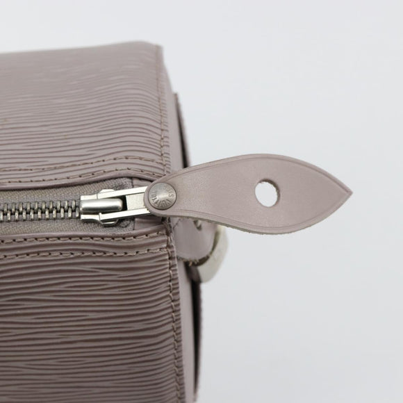 LOUIS VUITTON Epi Speedy 25 Hand Bag Gray Lilac M4301B LV Auth 181738V