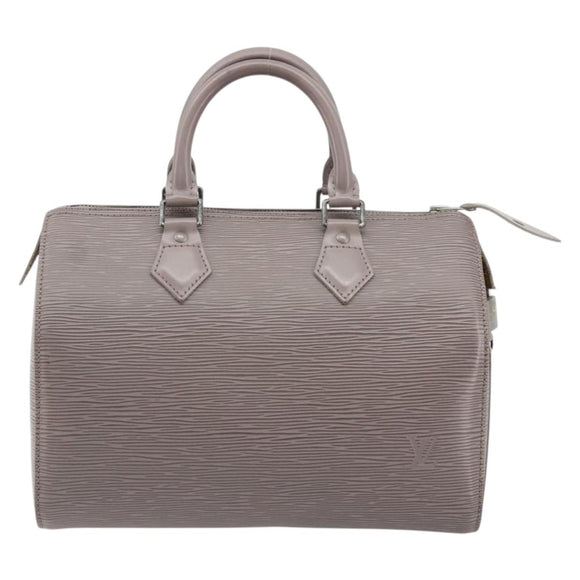 LOUIS VUITTON Epi Speedy 25 Hand Bag Gray Lilac M4301B LV Auth 181738V