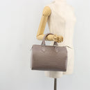 LOUIS VUITTON Epi Speedy 25 Hand Bag Gray Lilac M4301B LV Auth 181738V-21