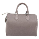 LOUIS VUITTON Epi Speedy 25 Hand Bag Gray Lilac M4301B LV Auth 181738V-2