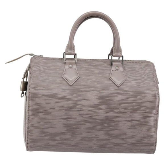 LOUIS VUITTON Epi Speedy 25 Hand Bag Gray Lilac M4301B LV Auth 181738V
