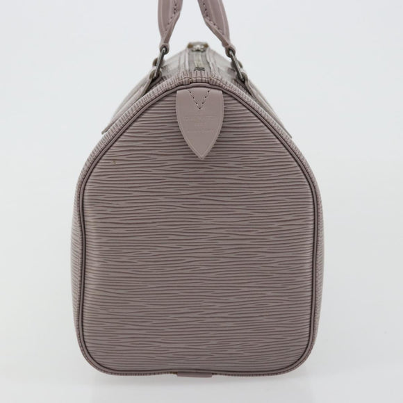 LOUIS VUITTON Epi Speedy 25 Hand Bag Gray Lilac M4301B LV Auth 181738V