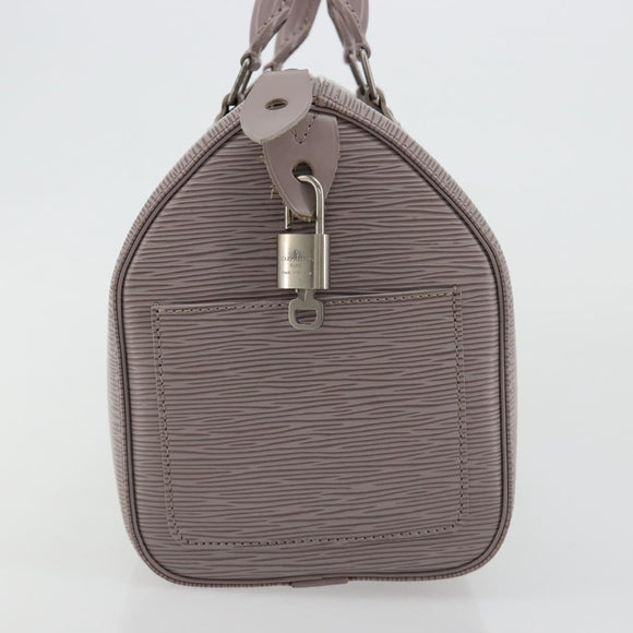 LOUIS VUITTON Epi Speedy 25 Hand Bag Gray Lilac M4301B LV Auth 181738V