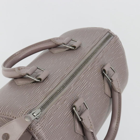LOUIS VUITTON Epi Speedy 25 Hand Bag Gray Lilac M4301B LV Auth 181738V