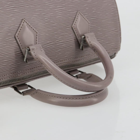 LOUIS VUITTON Epi Speedy 25 Hand Bag Gray Lilac M4301B LV Auth 181738V