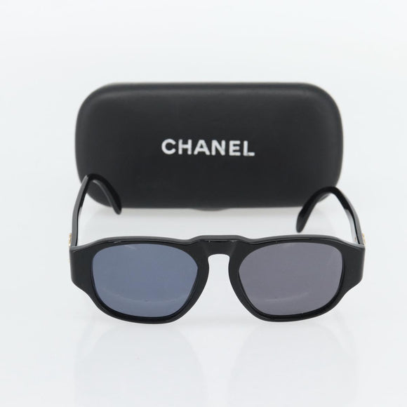 CHANEL COCO Mark Zonnebril kunststof Zwart CC Auth 181746