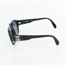 CHANEL COCO Mark Zonnebril kunststof Zwart CC Auth 181746-5