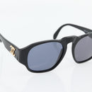CHANEL COCO Mark Zonnebril kunststof Zwart CC Auth 181746-7