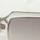 CHANEL COCO Mark Zonnebril kunststof Transparant CC Auth 181748M-11