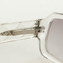 CHANEL COCO Mark Zonnebril kunststof Transparant CC Auth 181748M-16