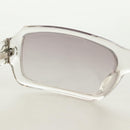 CHANEL COCO Mark Zonnebril kunststof Transparant CC Auth 181748M-17
