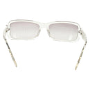 CHANEL COCO Mark Zonnebril kunststof Transparant CC Auth 181748M-3
