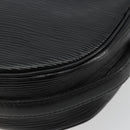 LOUIS VUITTON Epi Jeune Fille MM Shoulder Bag Black M52152 LV Auth 181750-13