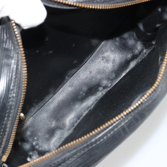 LOUIS VUITTON Epi Jeune Fille MM Shoulder Bag Black M52152 LV Auth 181750