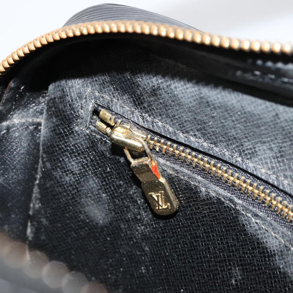 LOUIS VUITTON Epi Jeune Fille MM Shoulder Bag Black M52152 LV Auth 181750