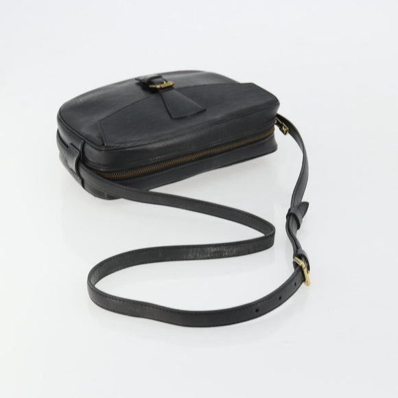 LOUIS VUITTON Epi Jeune Fille MM Shoulder Bag Black M52152 LV Auth 181750