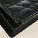 Christian Dior Cannage Caro Miss Dior Chain Bag Lamb Skin 2way Auth 181756SAM-13