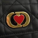 Christian Dior Cannage Caro Miss Dior Chain Bag Lamb Skin 2way Auth 181756SAM-15