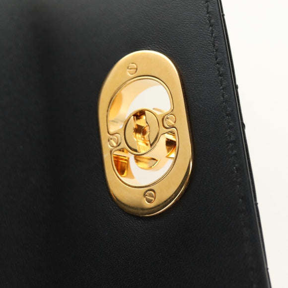 Christian Dior Cannage Caro Miss Dior Chain Bag Lamb Skin 2way Auth 181756SAM