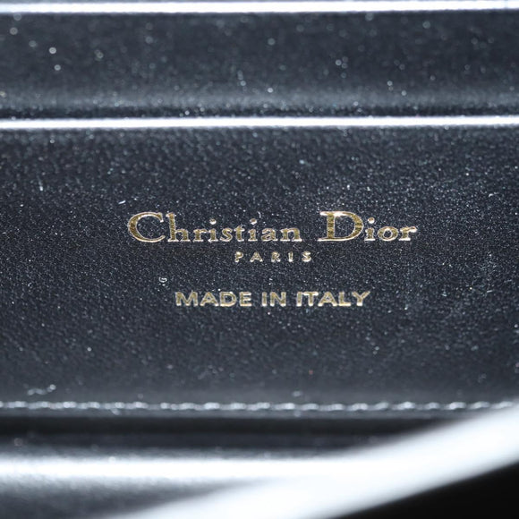 Christian Dior Cannage Caro Miss Dior Chain Bag Lamb Skin 2way Auth 181756SAM