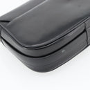 CELINE Shoulder Bag Leather Black Gold Auth 181762-16