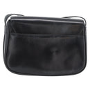 CELINE Shoulder Bag Leather Black Gold Auth 181762-2