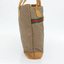 GUCCI Micro GG Supreme Web Sherry Line Bag PVC Beige 002 983 0174 Auth 181764-4