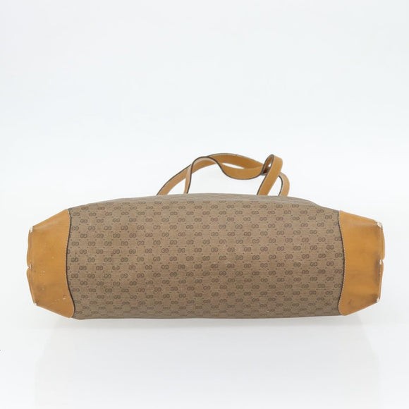 GUCCI Micro GG Supreme Web Sherry Line Bag PVC Beige 002 983 0174 Auth 181764