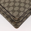 GUCCI GG Supreme Web Sherry Line Shoulder Bag PVC Beige Gold 010 378 Auth 181765-17