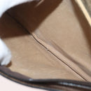 GUCCI GG Supreme Web Sherry Line Shoulder Bag PVC Beige Gold 010 378 Auth 181765-22