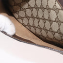 GUCCI GG Supreme Web Sherry Line Shoulder Bag PVC Beige Gold 010 378 Auth 181765-23