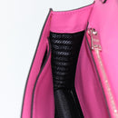 PRADA Clutch Bag Leather Pink Silver Auth 181770A-17