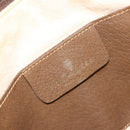 GUCCI GG Supreme Web Sherry Line Bag PVC Beige Gold 904 02 047 Auth 181772-19
