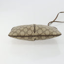 GUCCI GG Supreme Web Sherry Line Bag PVC Beige Gold 904 02 047 Auth 181772-5