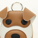 Christian Dior Bobby Portemonnee Tas Leer Beige Zilver Auth 181779SM-3